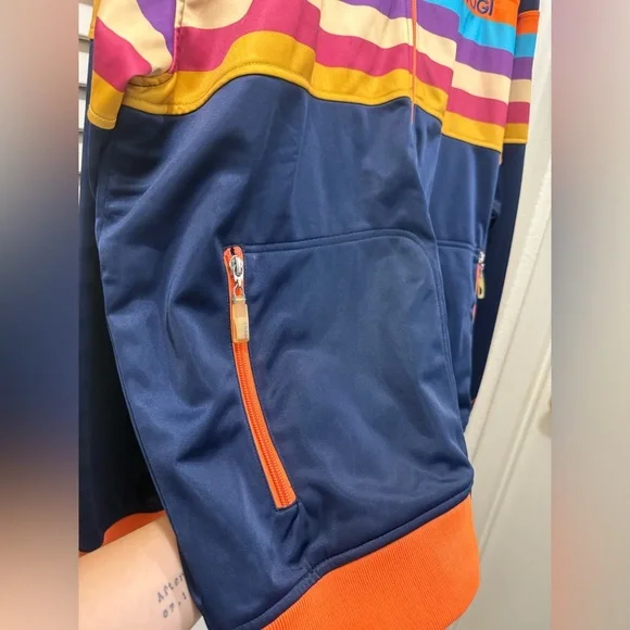 Coogi Y2K Striped Mountain Jacket Embroidered Rare - Picture 11 of 13